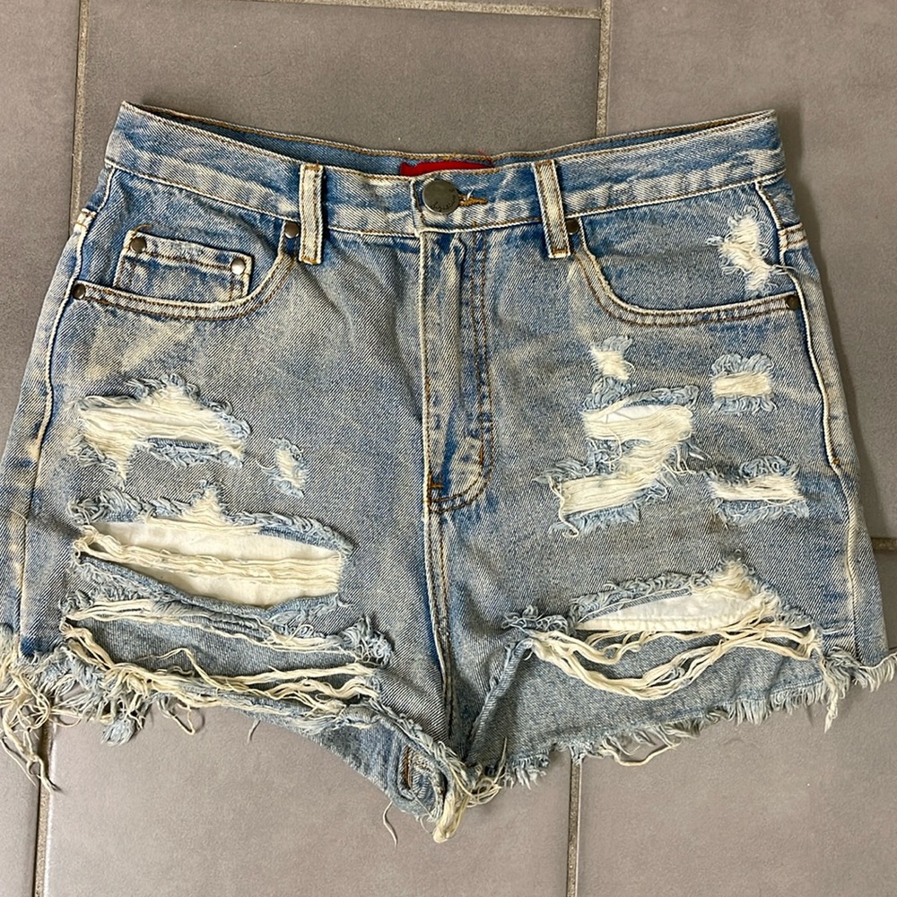 Highrise Denim Shorts
